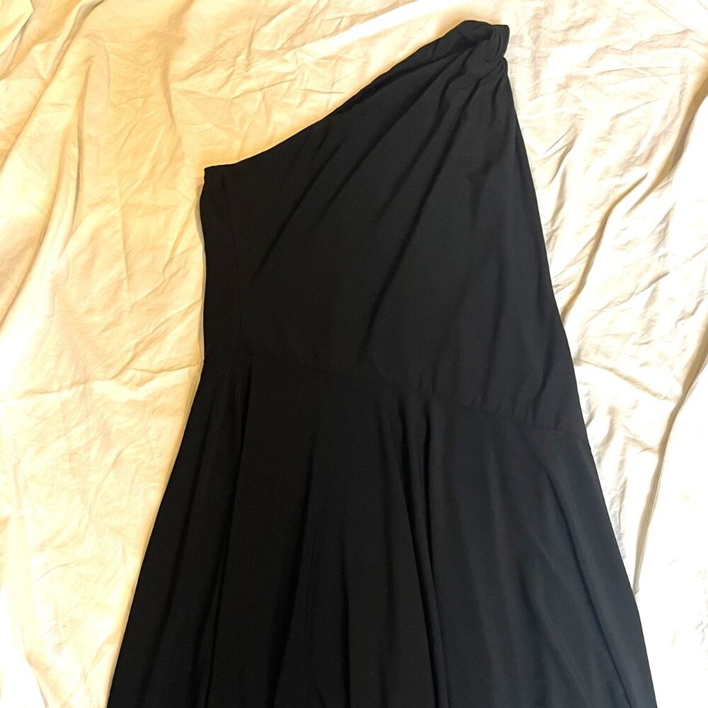 Lauren stretch 1 shoulder dress